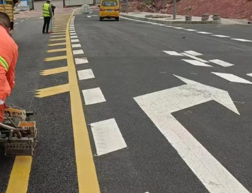 蘇州道路劃線施工，城市交通的無聲引導(dǎo)者